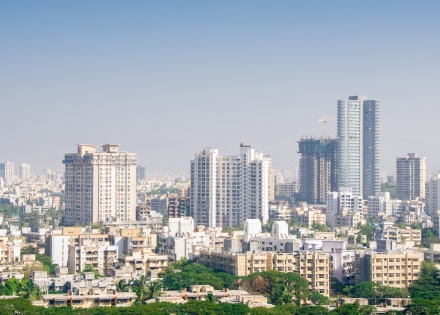 Skyline in Mumbai India