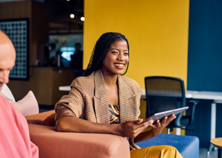 HR team members discussing Kuwait work visas