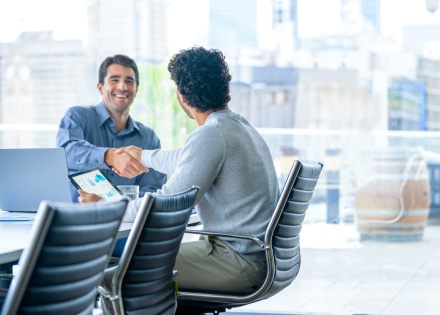 HR team members practicing behavioral interview questions for global employers