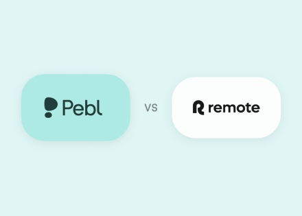Chat bubbles Pebl vs. Remote with company logos in each.