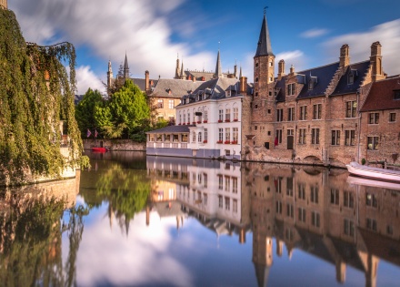 Bruges medieval old town in Belgium