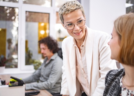 Global HR team discussing the average salary in Senegal