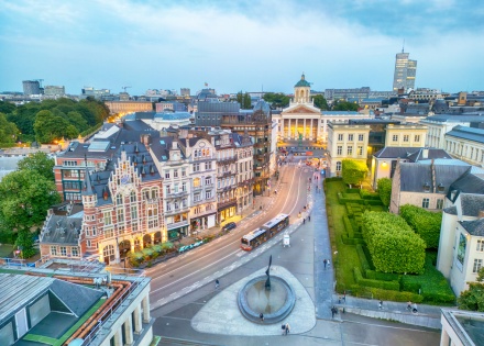 Royal Quarter of Brussels Belgium