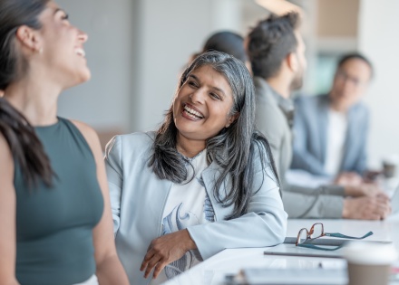 Global HR managers discussing the business culture in Kuwait