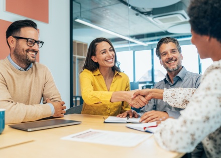 Global HR managers meeting to discuss business culture in Honduras