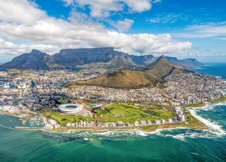 Cape Town and the Apostles in South Africa