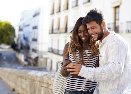 Young couple out enjoying Azerbaijan’s public holidays