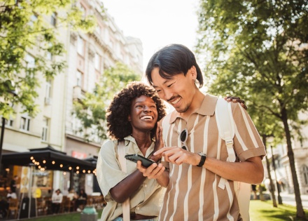 Young smiling couple out enjoying Bangladesh’s public holidays