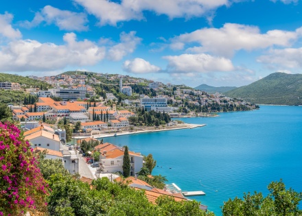 Panoramic view of Neum in Bosnia and Herzegovina