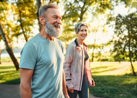 Couple out walking during one of Afghanistan’s public holidays