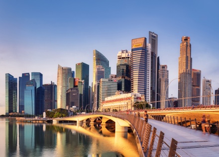 View of the Central Business District (CBD) skyline