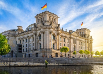 Reichstag building in Berlin, Germany