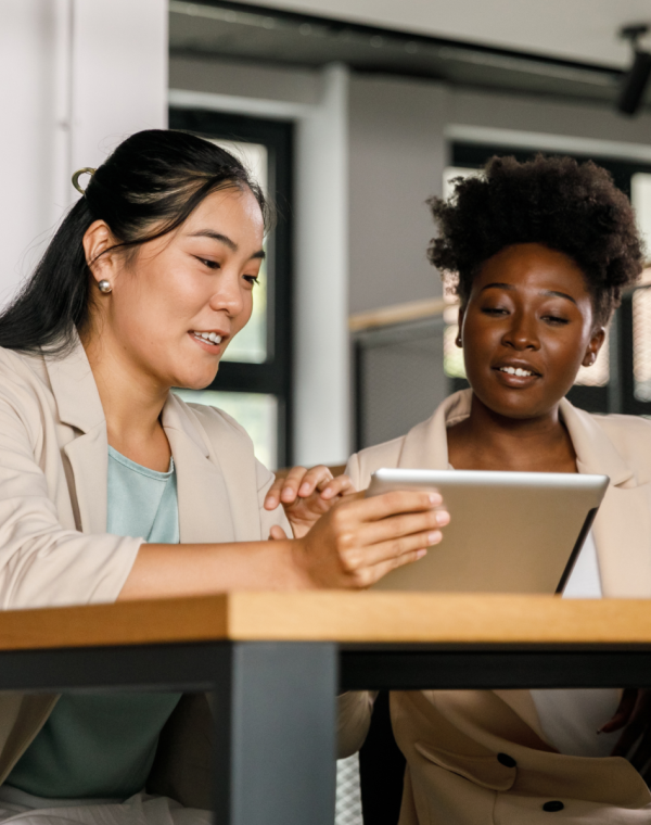 Women on Tablet