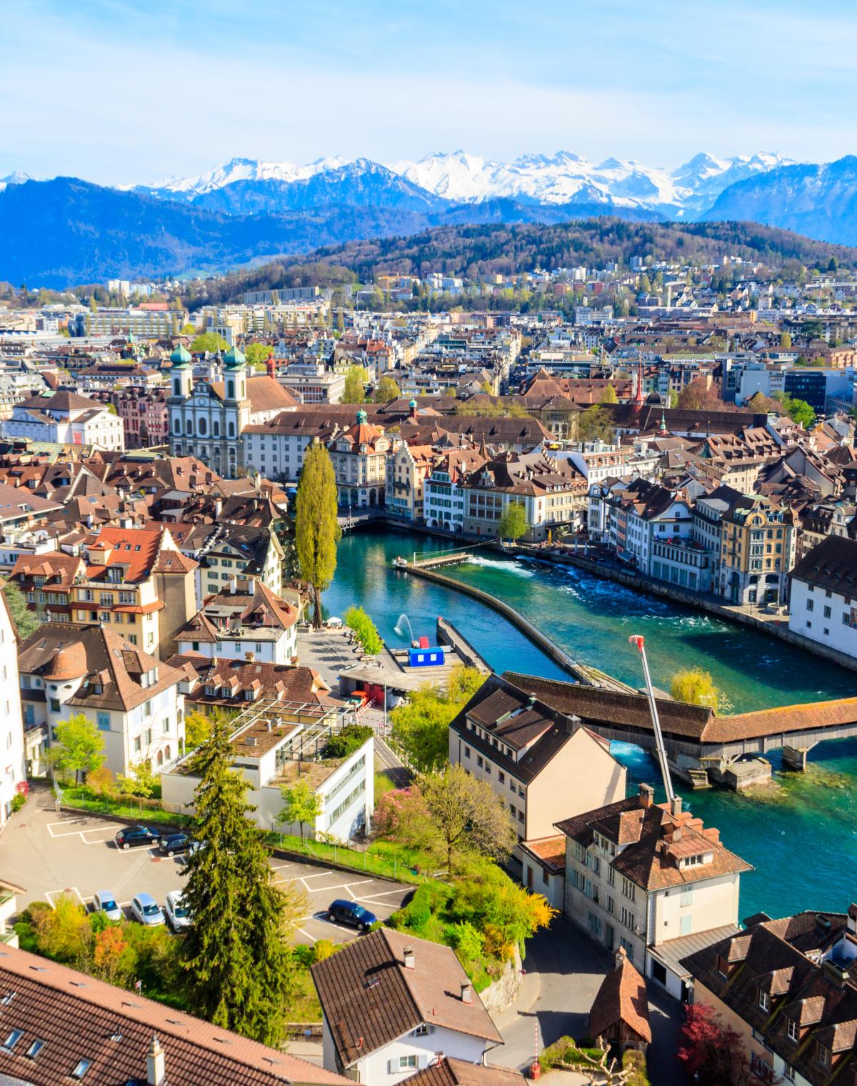 Scenic view of Switzerland