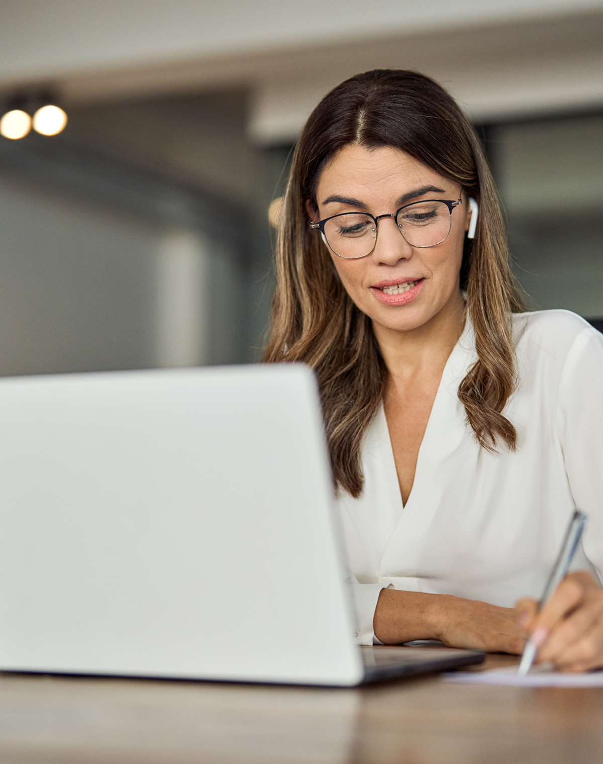 Banner Hero Background Woman Laptop 