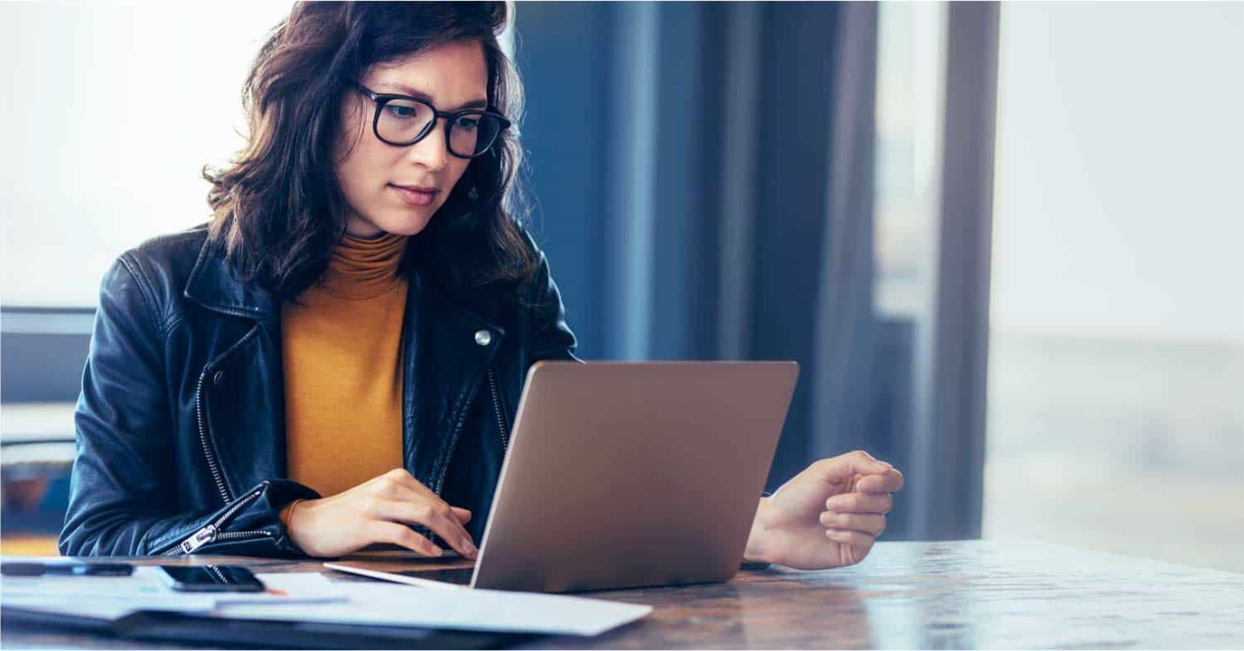 Woman working