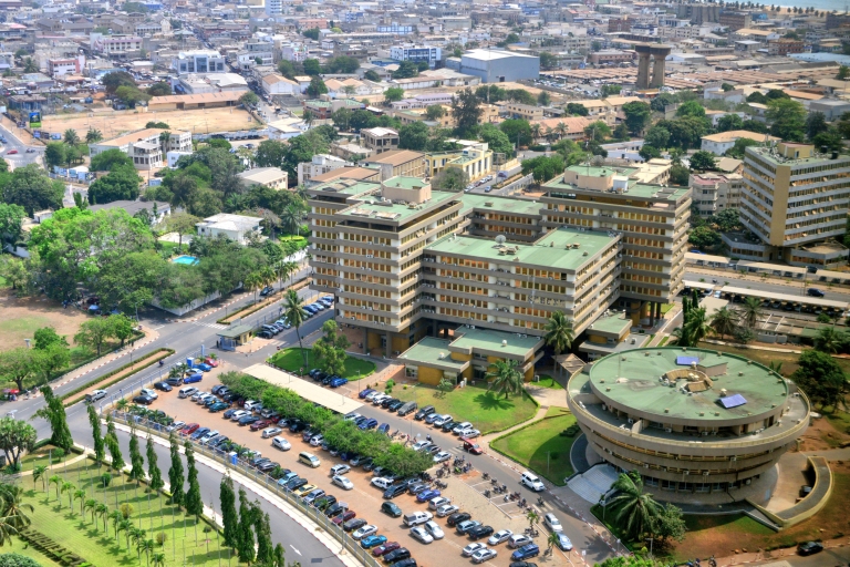Aerial view of the CASEF building in Lome Togo
