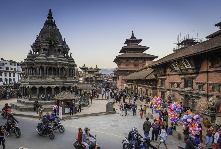 Patan Durbar Square in Lalitpur Nepal