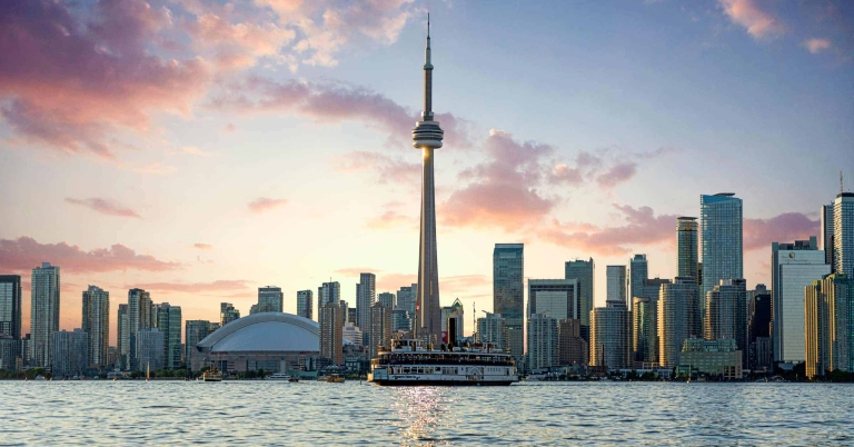 Blog-Images--What-is-a-Canada-Employer-of-Record Toronto, Canada view from the water