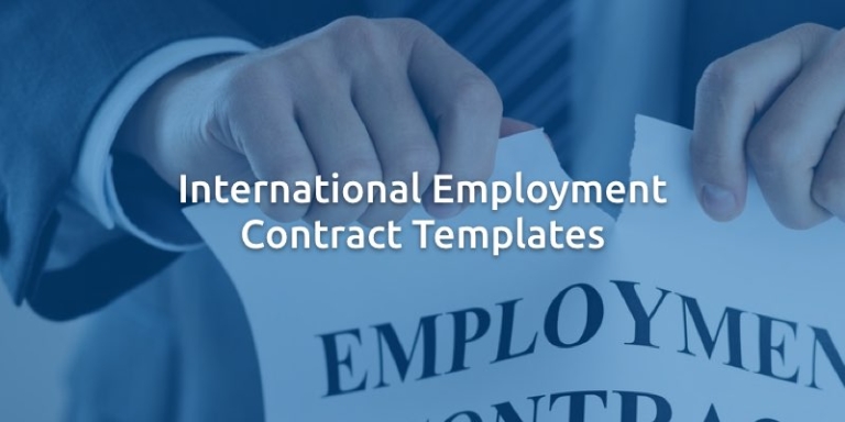 International Employment Contract Templates International Employment Contract Templates