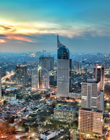 View of Jakarta, Indonesia