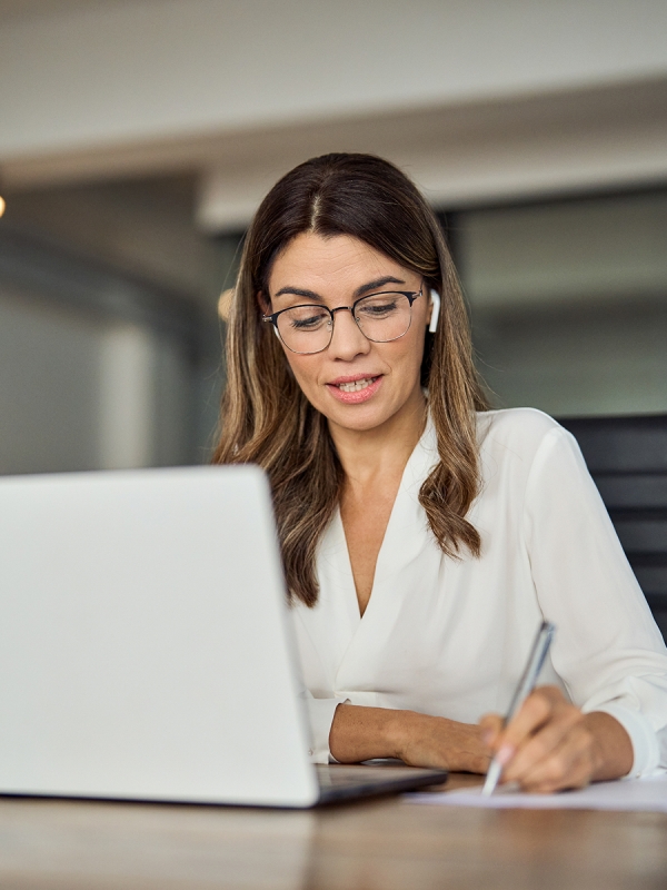 No Distractions - Woman laptop