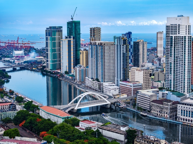 Skyline view of Manilla, Philippines.