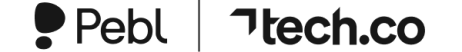 Pebl and Techco logos