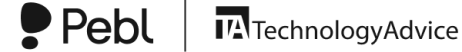 Pebl and Technology Advice logos