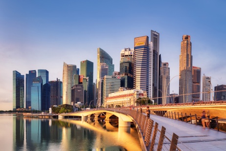 View of the Central Business District (CBD) skyline
