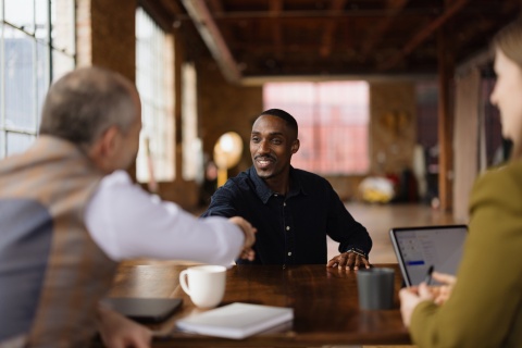 Global HR team meeting to discuss business culture in South Africa