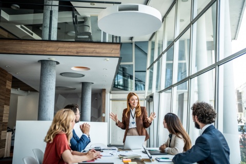 Global HR team meeting to discuss the work culture in Madagascar