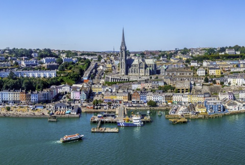 St Colman Cathedral, Cobh Harbor, Ireland