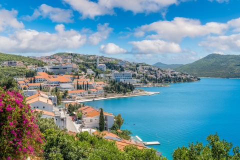 Panoramic view of Neum in Bosnia and Herzegovina