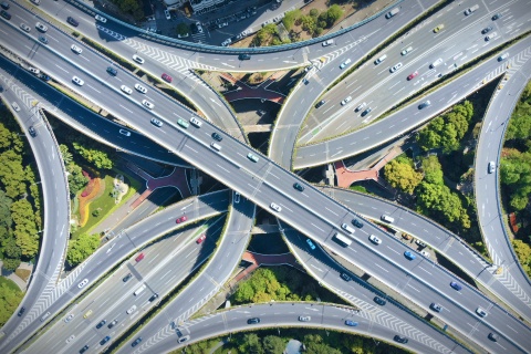 Highways crossing 