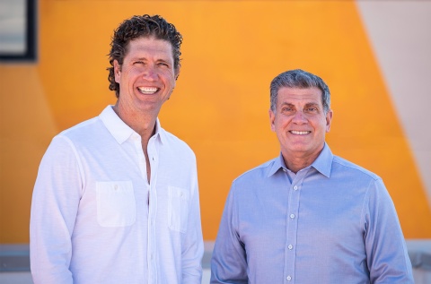 Photo of Ben Wright and Frank Calderoni