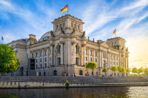 Reichstag building in Berlin, Germany